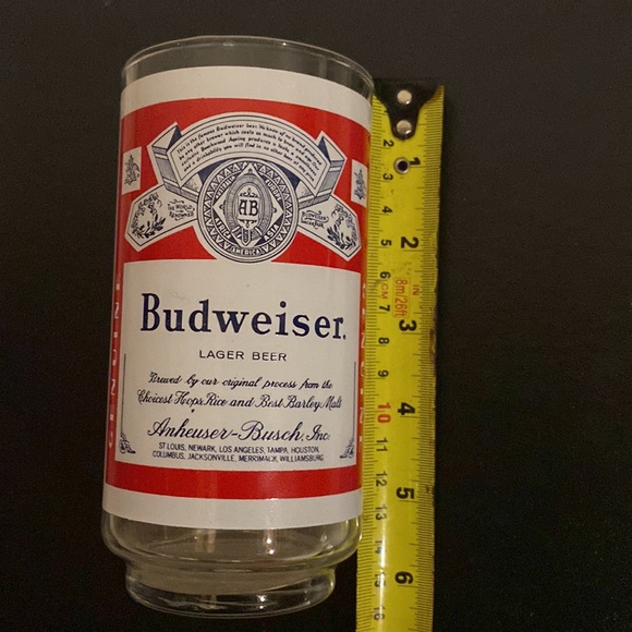 Vintage Budweiser’s Logo Glass Cup. - Picture 8 of 8